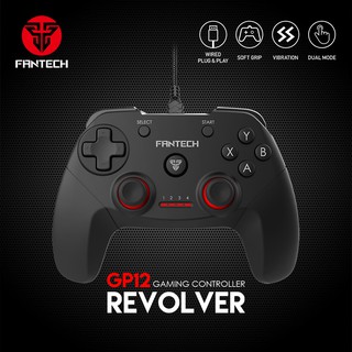 【fantech 臺灣】gp12 usb遊戲手把 支援pc／ps3／steam／震動回饋／人體工學