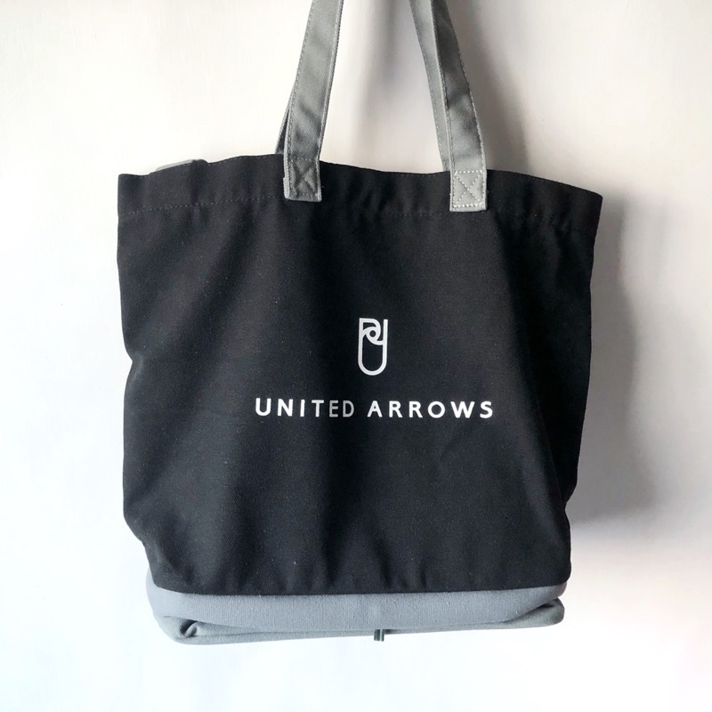 全新 日牌 UNITED ARROWS聯合艾諾 兩用托特包 手提肩背 時尚黑