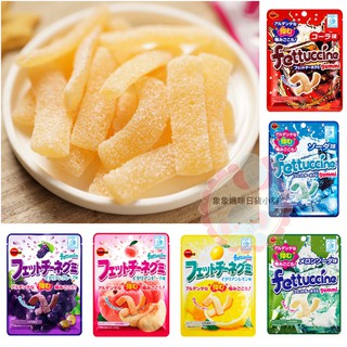 象象媽咪【現貨】日本 Bourbon北日本 Fettuccine 葡萄條糖 水蜜桃軟糖 可樂條糖 檸檬糖 可樂條糖