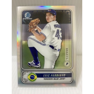 【ES-350】MLB 多倫多藍鳥 ERIC PARDINHO TOPPS SPANNING THE GLOBE 銀折射