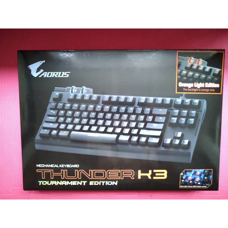 （全新 未使用）Gigabyte 技嘉 鍵盤 電競鍵盤 機械鍵盤 Thunder K3 （附滑鼠）