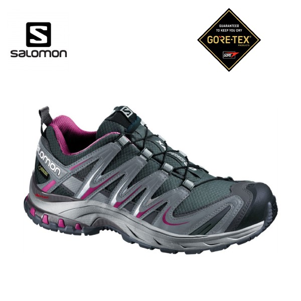 SALOMON 索羅門 女款 XA PRO 3D GORE-TEX W〈灰/神秘紫〉/368899/悠遊山水