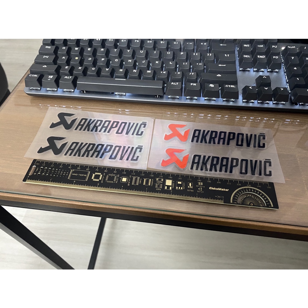 萊特 汽車貼紙 蠍子管 akrapovic 3M反光貼紙