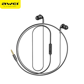 AWEI用維3.5mm入耳式有線耳機 全新耳塞式線控耳機