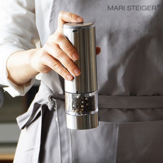 MARI STEIGER Wert 不銹鋼電動胡椒研磨機 充電研磨機