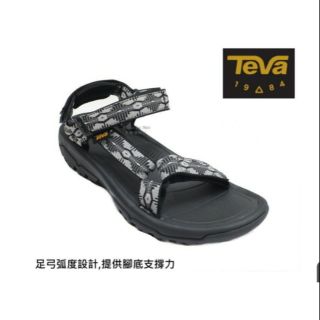 新品上架 美國TEVA 女款織帶運動休閒涼鞋 ( TV1019235CBIS圖騰灰 )