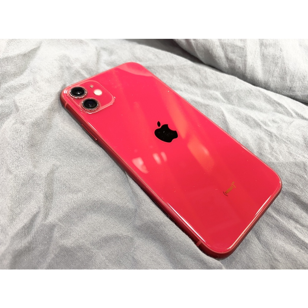 實機拍攝⭐️西門町實體店面出清中⭐️🍎蘋果iPhone  11 128G 紅色單機附配件📱9成新以上 微傷