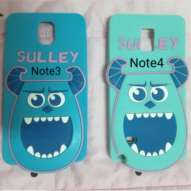 Samsung三星  怪獸大學-毛怪 手機殼/軟殼 Note3/Note4  （二手）