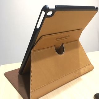 Pierre Cardin 皮爾卡登 iPad Air2 9.7吋 可90度旋轉書本式真皮平板保護殼
