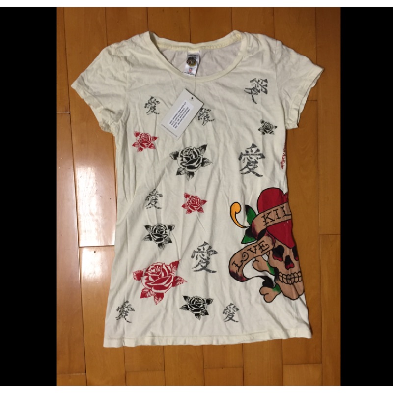 Ed Hardy 中長版 短袖t恤 size: m