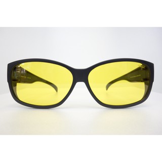 【台南中國眼鏡】Hawk 太陽眼鏡 墨鏡 套鏡 偏光 pola 一鏡二用 輕 直接掛 夜用 黃片 1004