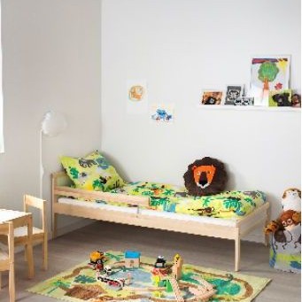 IKEA兒童床 樺木 SNIGLAR 165×77