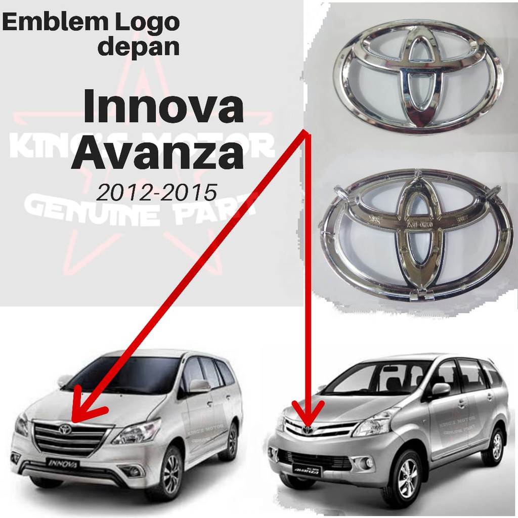 前徽標 Innova 和 Avanza 2012-2015 原創