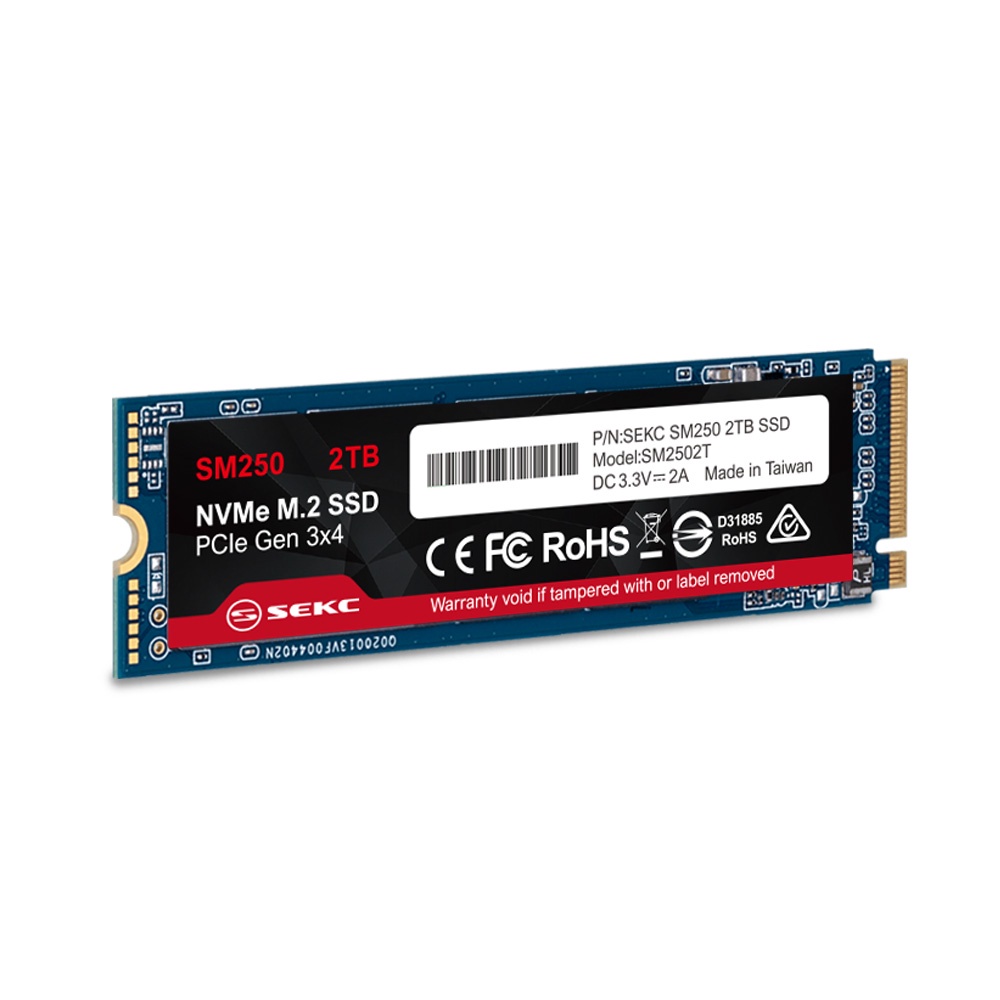 【SEKC】SM250  NVMe M.2 2280 PCIe 2TB 固態硬碟