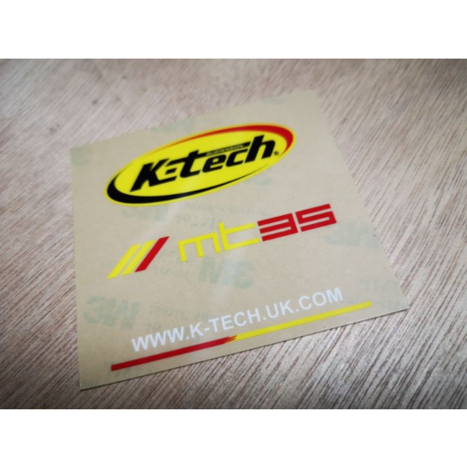 『YX』K-TECH MT35 後避震器 k tech貼紙