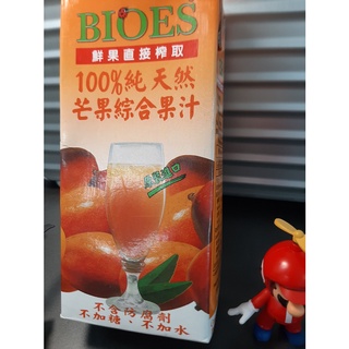 BIOES 100%純天然芒果綜合果汁一瓶 1000 ml****超取限4瓶(A075)