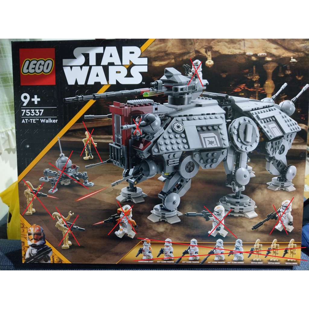 樂高 LEGO 星際大戰 複製人 克隆人 75337 AT-TE Walker 拆賣載具 沒人偶 全新