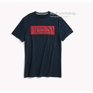 現貨(XS-S-M-L)【TH男生館】TOMMY HILFIGER LOGO短袖T【TOM001W7】