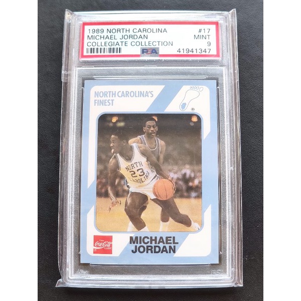 第1張 鑑定卡 喬丹 1989 North Carolina's Finest Michael Jordan PSA 9