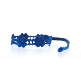 Missiu 蕾絲手環 傳遞幸運祝福 Royal Blue皇家藍