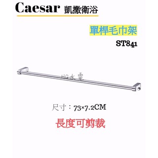 🔸HG水電🔸 Caesar 凱撒衛浴 單桿毛巾架 ST841 不鏽鋼珍珠鎳