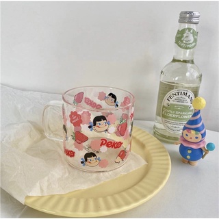 韓國ins牛奶妹草莓玻璃杯(大頭款/多頭款)