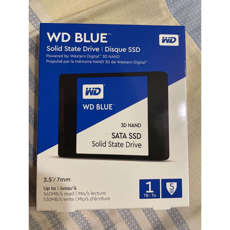 全新賠售 WD BLUE 1TB 2.5寸 SSd