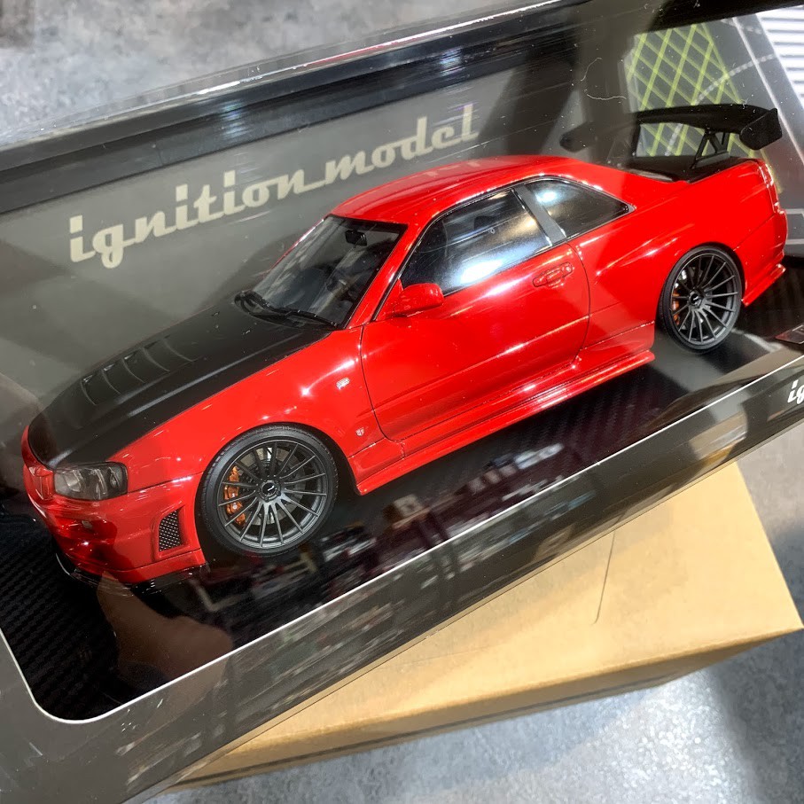 LIBERTY WORKS R34 GT-R 1/18ignition ミニカー