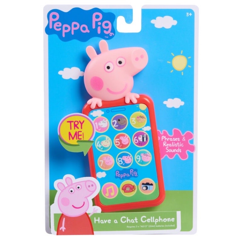 ✨現貨✨粉紅豬小妹 聲光手機 手機 幼兒 燈光 音效 佩佩豬玩具手機 玩具手機 生日禮物