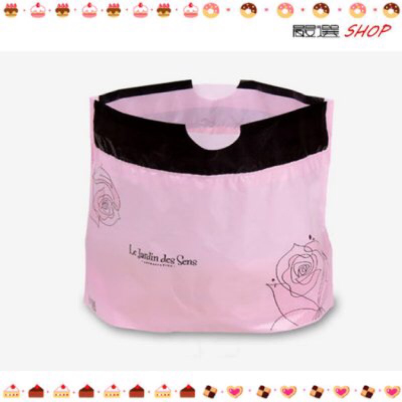 【嚴選SHOP】粉色 乳酪蛋糕袋 蛋糕拉拉袋 塑膠袋 手提袋 抽繩袋 起司蛋糕袋【D143】
