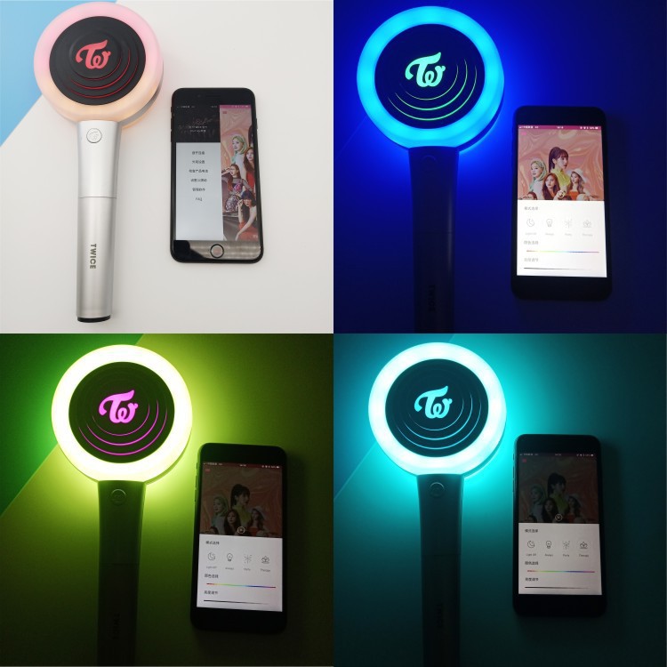 應援棒現貨 Twice二代藍牙應援燈app藍牙連接棒棒糖熒光棒周邊應援棒官方同款 蝦皮購物