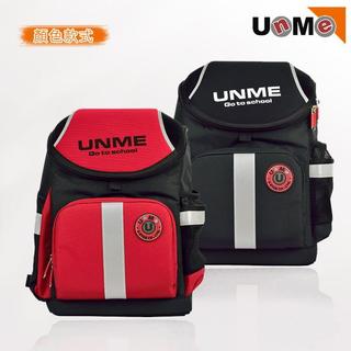 兒童書包 UNME 3071N 台灣製造賽車造型護脊後背包/書包 紅/黑 Unme 3071