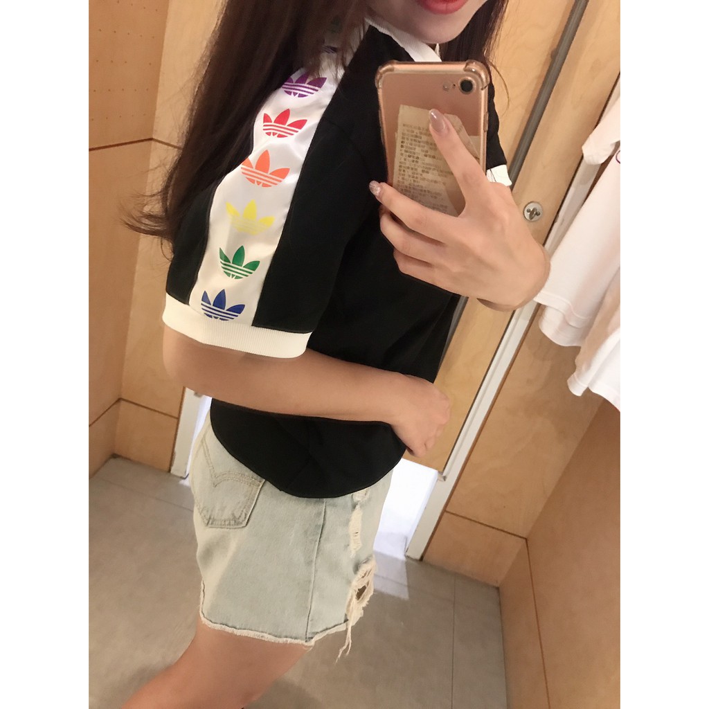 pride trefoil tape shorts