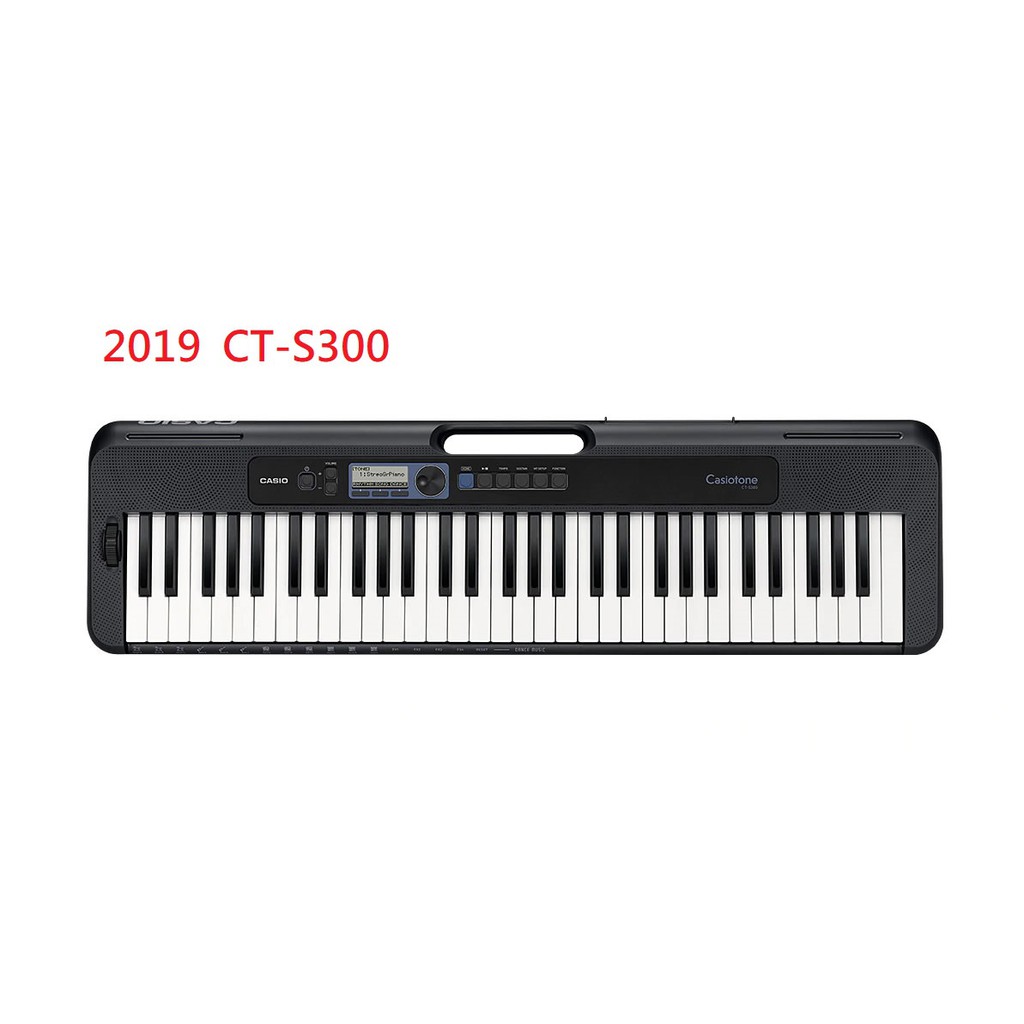 &lt;魔立樂器&gt; Casio CT-S300電子琴 新一代高c/p值初階入門琴 USB 400種音色 滑音輪 功能齊全