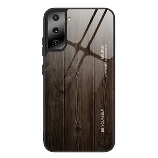 小米10 Pro新款木紋玻璃手機殼創意紅米Note8 pro防摔軟邊小米 M3保護套小米 POCO X3 NFC