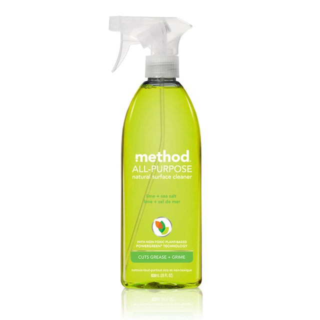 【Method 美則】全效多功能清潔劑-萊姆海鹽 828ml 廚房清潔劑 衛浴清潔 地板清潔劑 玩具清潔
