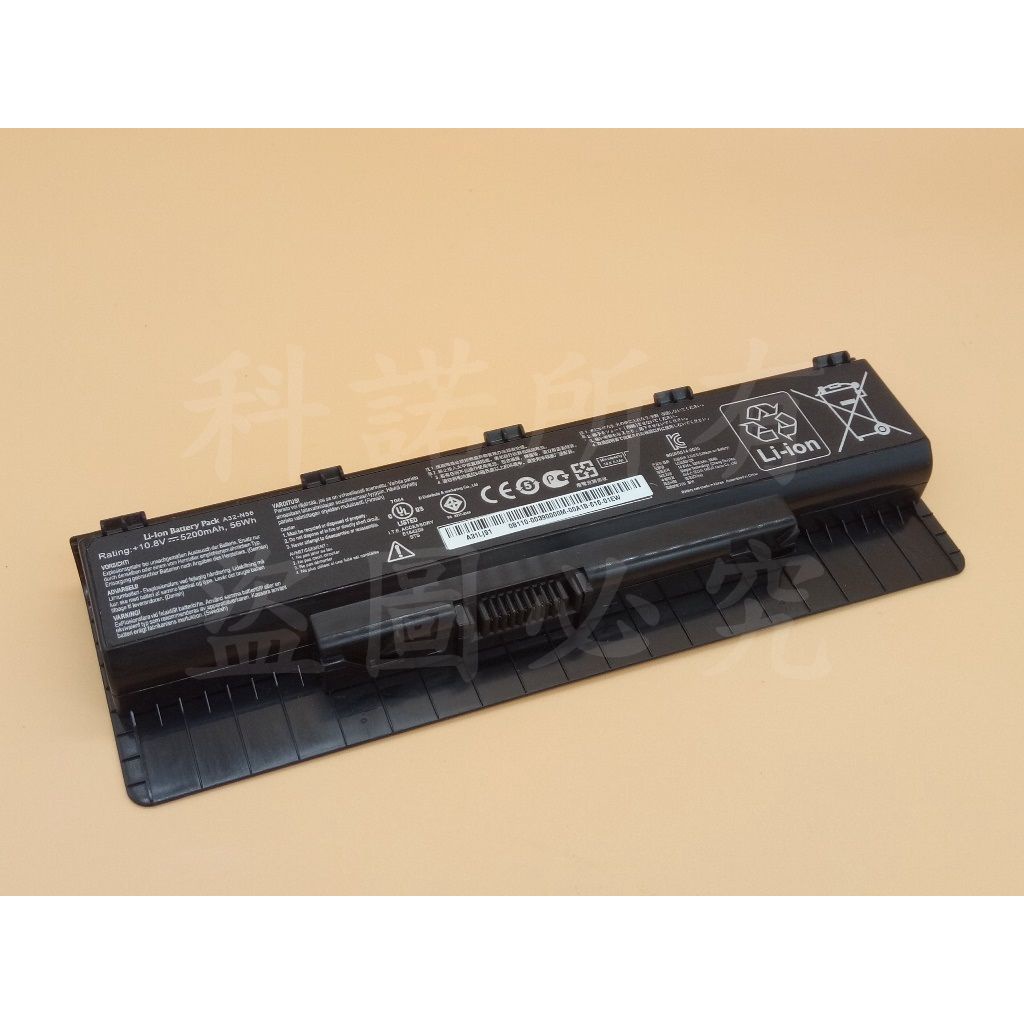科諾-台灣出貨 全新電池適用ASUS A31-N56 A33-N56 B53V B53A F45U N56J#CC121