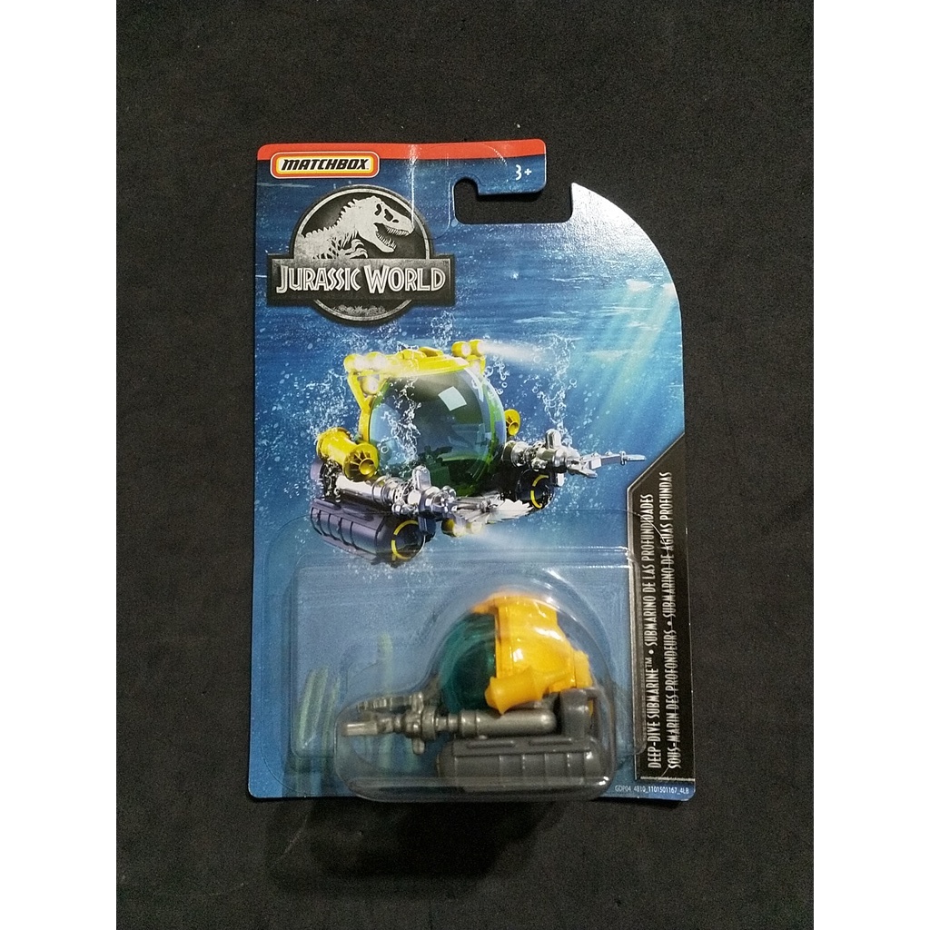 MATCHBOX 火柴盒 JURASSIC WORLD 探測潛艇 潛水艇 侏羅紀世界