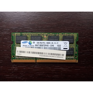 筆記型電腦 RAM Samsung 2GB 2Rx8 DDR3 1333