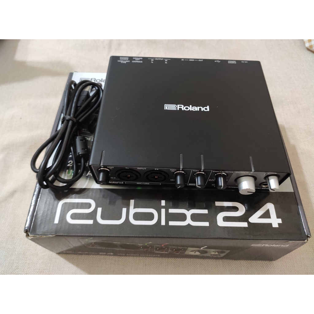 【二手良品】Roland Rubix 24 USB錄音介面/音效卡