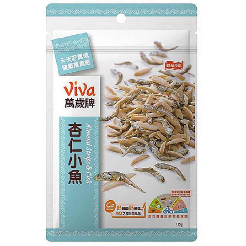 萬歲牌 杏仁小魚 115g【家樂福】