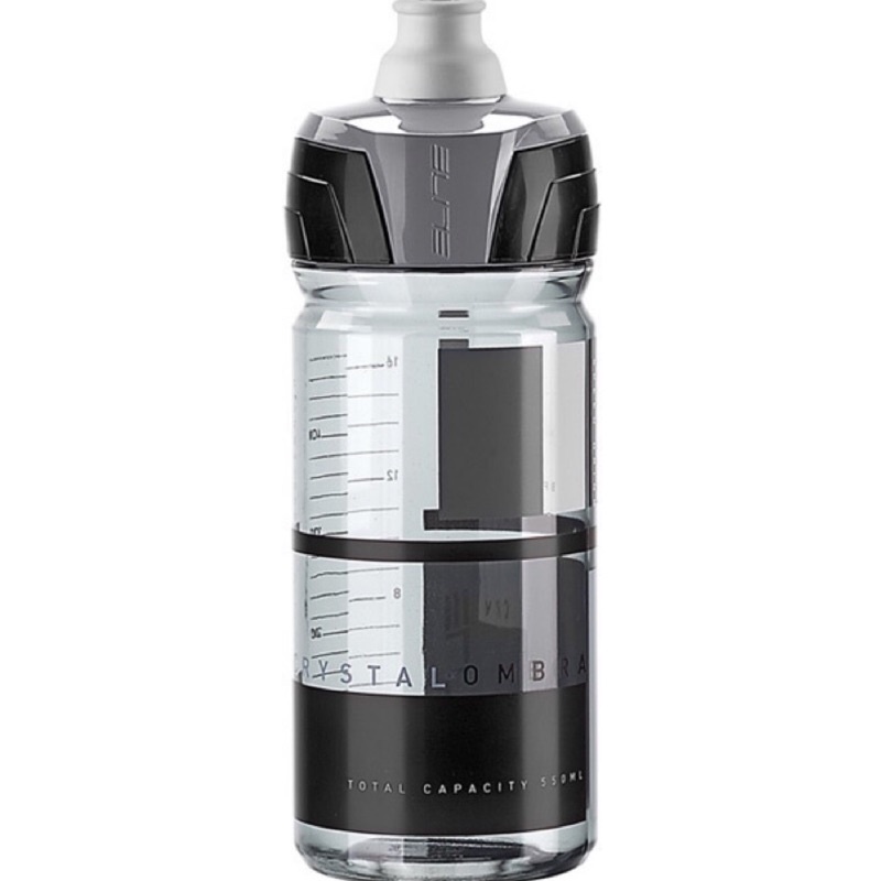 Elite Crystal Ombra 550ml Bike Water Bottle