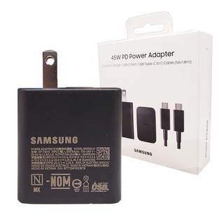 三星 SAMSUNG 原廠 45W快充組 (旅充頭+Type C 傳輸線) EP-T4510 盒裝
