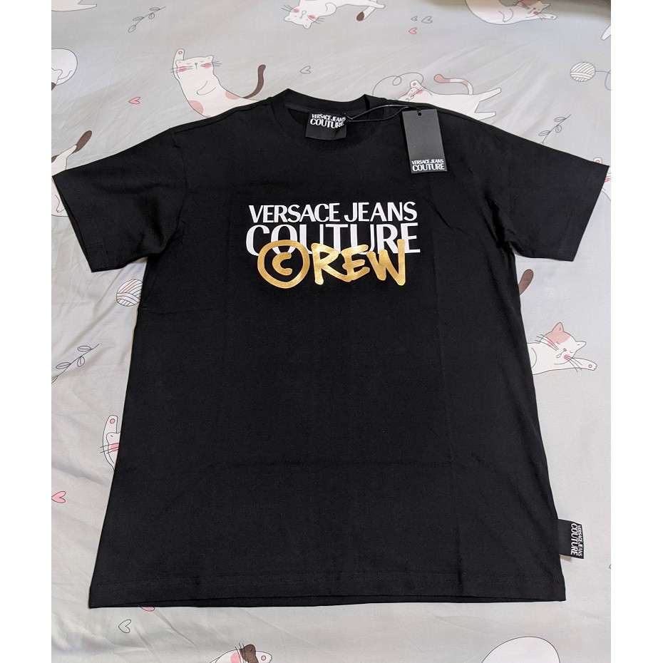 Versace Jeans Couture VJC 燙金膠貼 短T 短袖T恤 t shirt