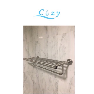 （Cozy 衛浴） 置物好幫手 置物架 ST不鏽鋼 砂光 置衣架 放衣架 置物架 毛巾桿 高質感21209