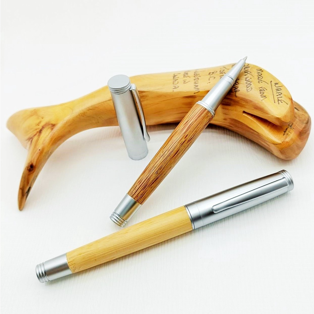 [虎之鶴 ] 竹筆 Bamboo 鋼珠筆 Schmidt 888F 鋼珠筆芯 可加購刻字 附筆盒  台灣設計製造