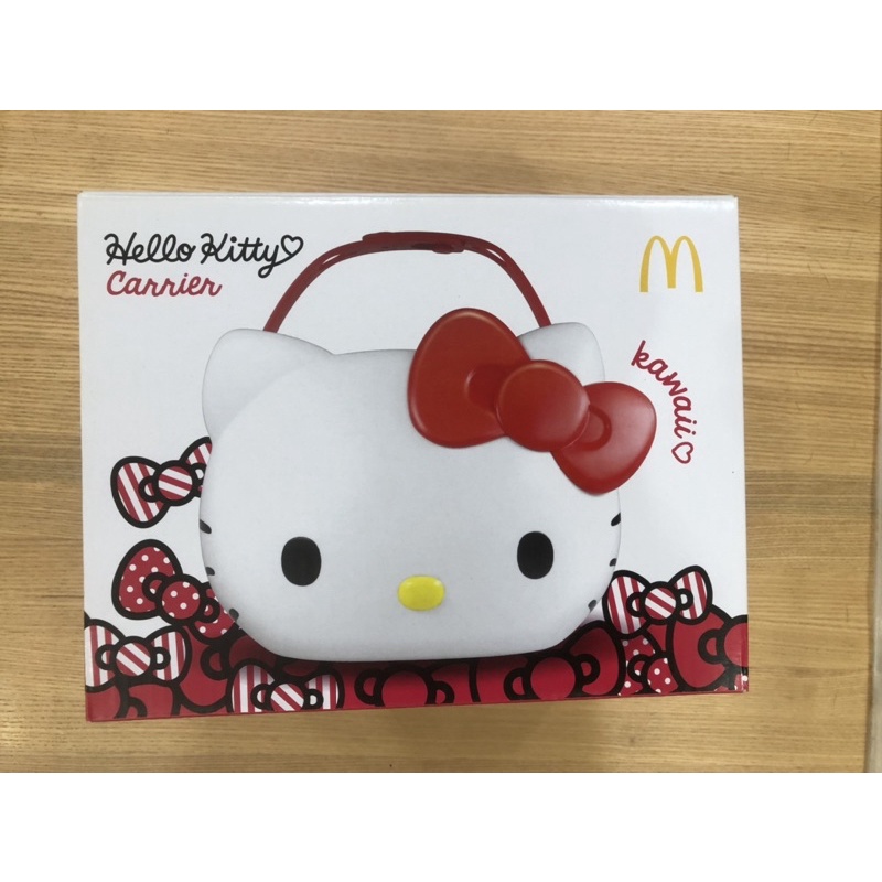 現貨 全新麥當勞Hello kitty置物盒 手提籃 置物籃 野餐籃