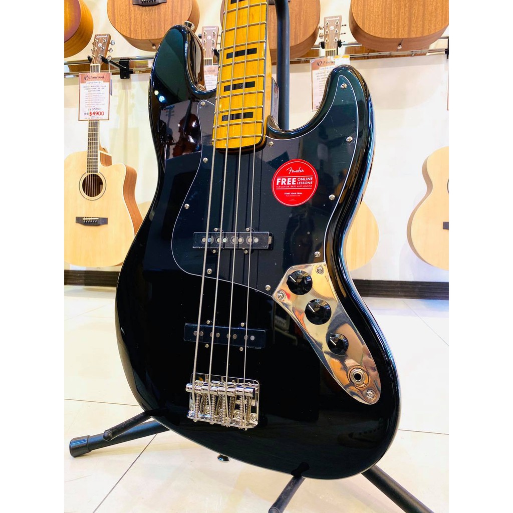 ﹝金鈺樂器﹞Squier Classic Vibe '70S Jazz Bass Fender副廠 [黑色] 電貝斯