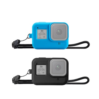 GoPro 副廠矽膠保護套+掛繩 (Hero8)【7折出清】