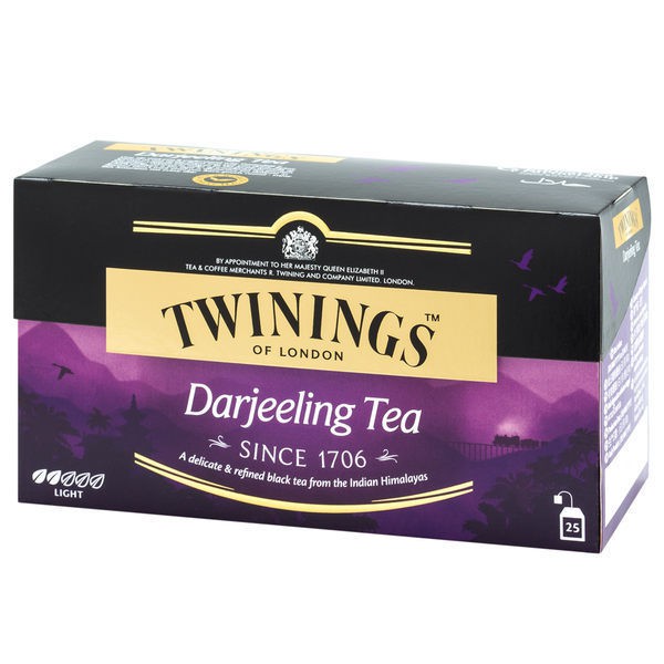 英國唐寧茶 TWININGS-歐式大吉嶺茶包 DARJEELING TEA 2g*25入/盒-【良鎂咖啡精品館】